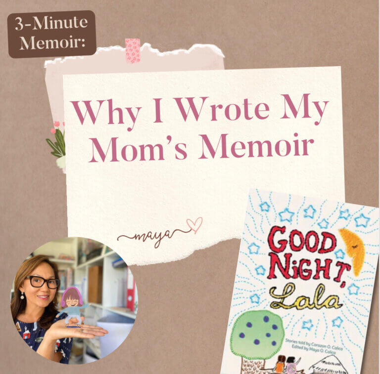 Why write a memoir?